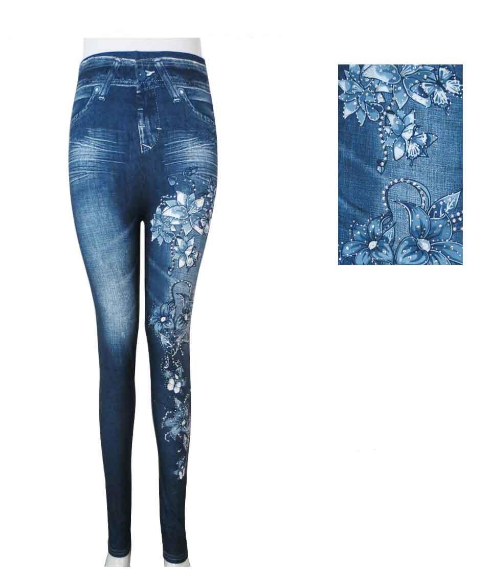 Stretch Leggings Jr's & Women's Denim Look image