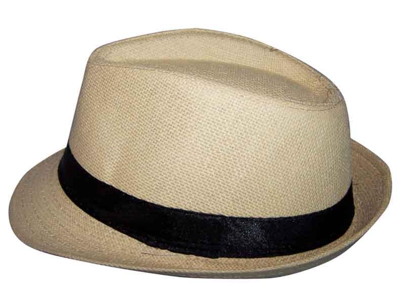 Fedora Trilby Hats For Kids - Classic Style - Beige Color image