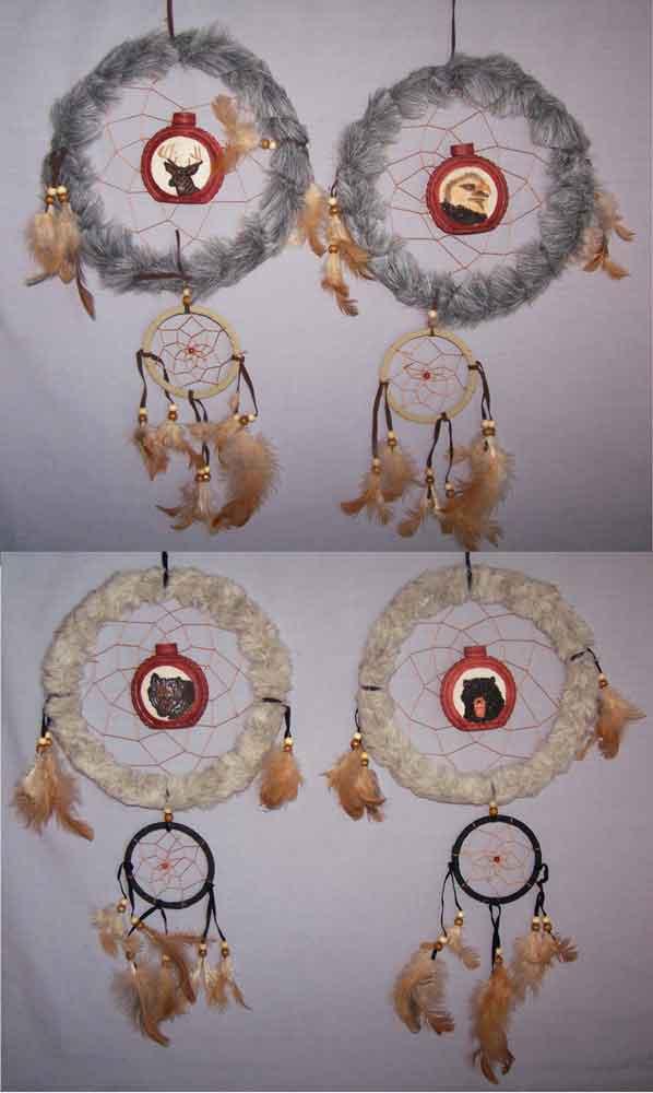 Hand Made Dream Catchers  Diameters: 8.5 image