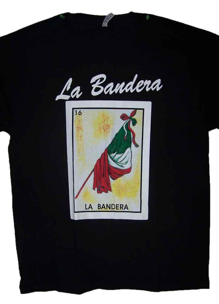 La Bandera Lottery T-Shirts Loteria T-Shirts Mexican T-Shirts image