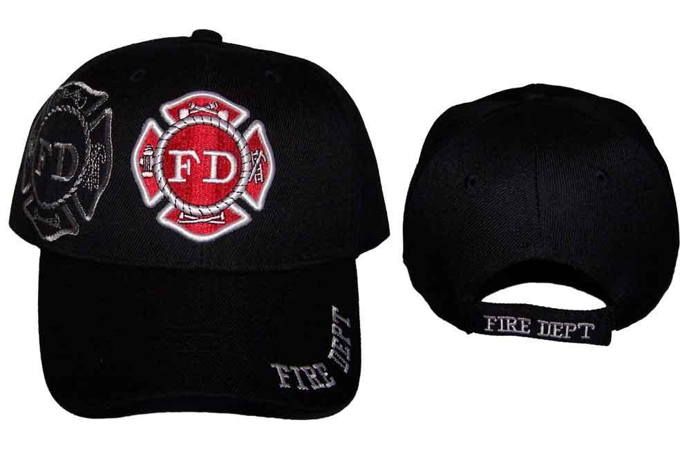 Fire Department Embroidered Baseball Caps image