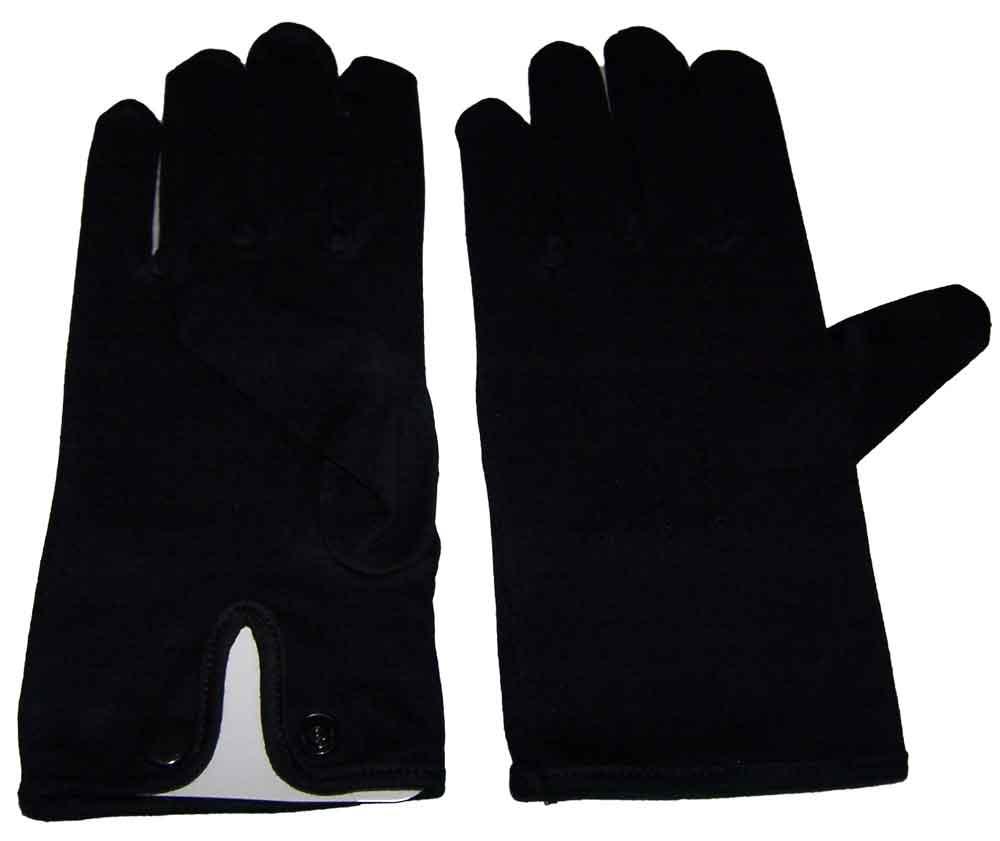Mens Cotton Dress Gloves   -   Black Color Only image