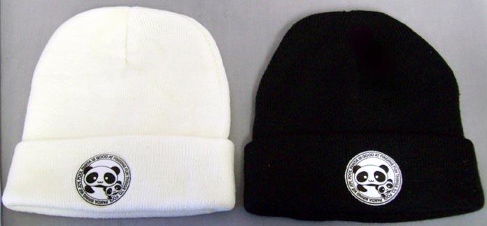 "Panda" Adults Knitted Winter Caps -  Beanie ( # 2063C) image