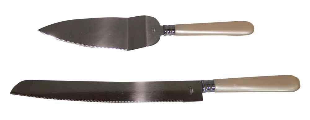 Bridal Wedding Quincenera Any Occasion 2Pc Knife & Server Sets image