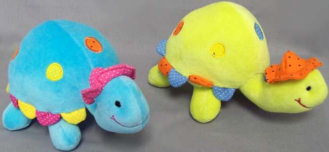 Baby Goods  Plush  Baby Rattles - 8" Turtles image