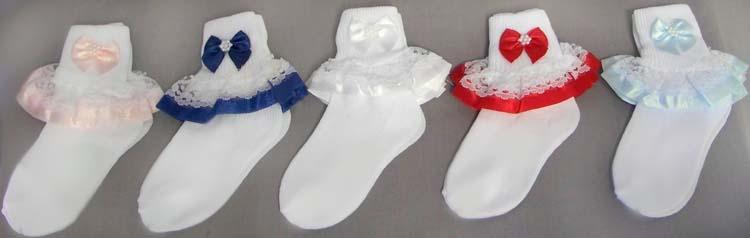 Baby Designer  Style  Frilly  Socks - Color ( # M973-I) image