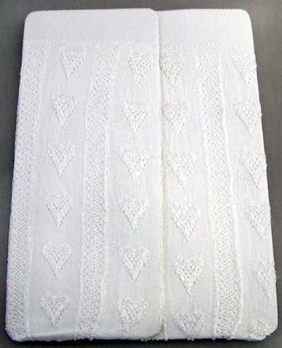 Girls Designer Style Panty Hose  -  White Color  Only image