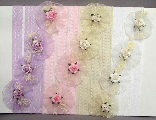 Girls Hand-Made Headbands -  With Flowers image