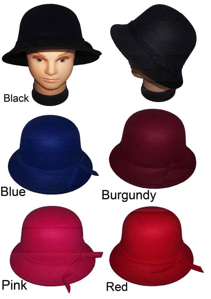 Fedora Hats  - Felt Hats -  Women's Hats - 6  Color Choice image