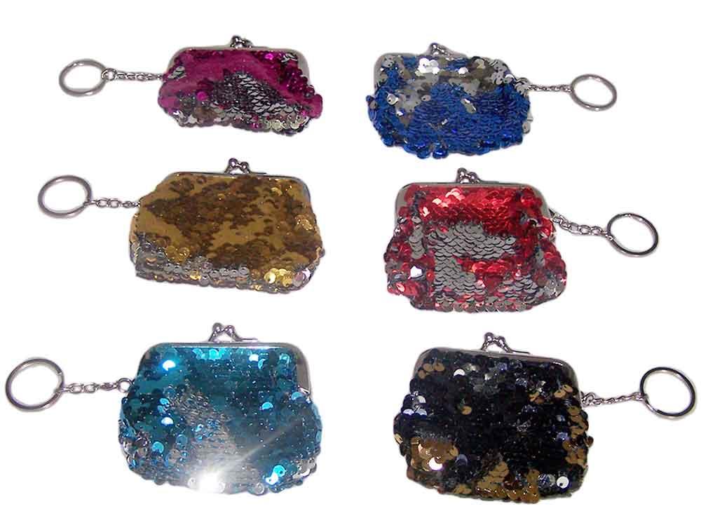 Sequins Coin Purse Bag Key Chain image