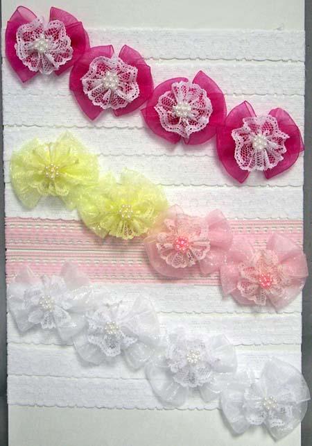Girls Headbands  - With Beads & Lace image