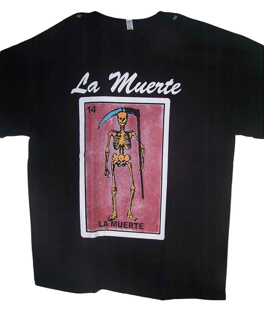 Lottery T-Shirts Loteria T-Shirts Mexican T-Shirts - La Muerte image