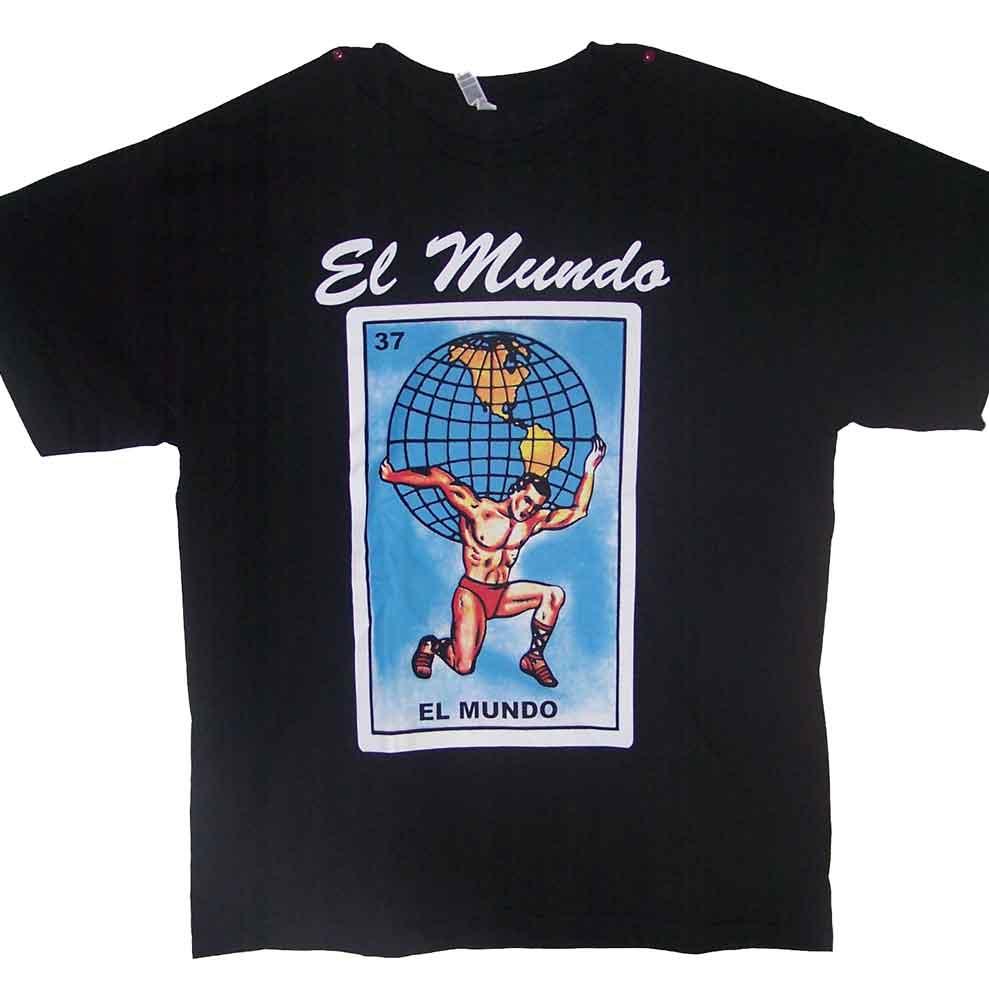 El Mundo - Lottery T-Shirts Loteria T-Shirts Mexican T-Shirts image