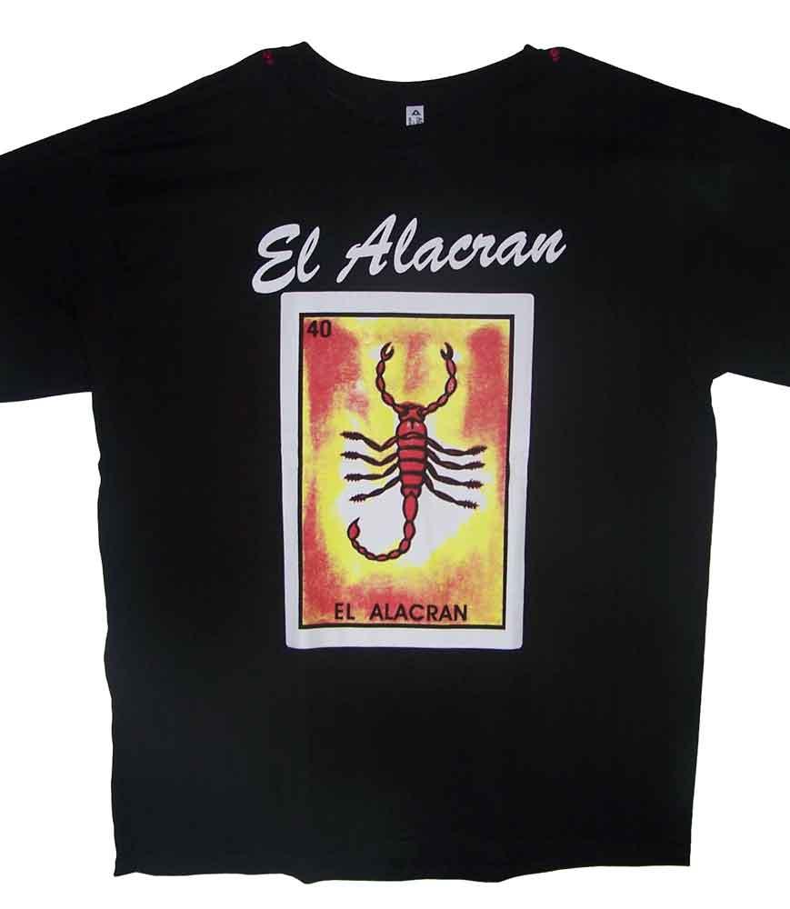 El Alacran - Lottery T-Shirts Loteria T-Shirts Mexican T-Shirts image
