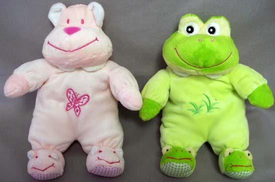 Plush Baby Rattles - Sitting Animals image