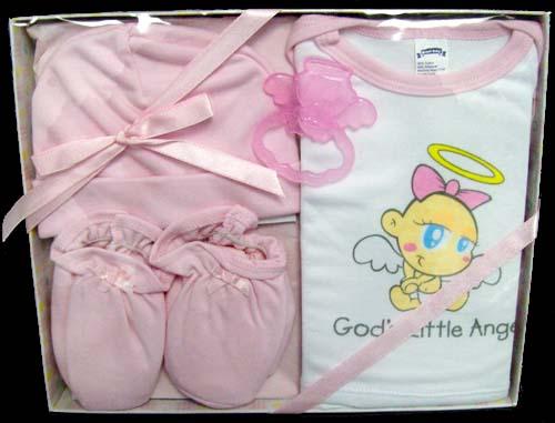 "Super Baby"  Baby Gift Boxed Set - 4Pc Layette Set  ( # 80416/7) image