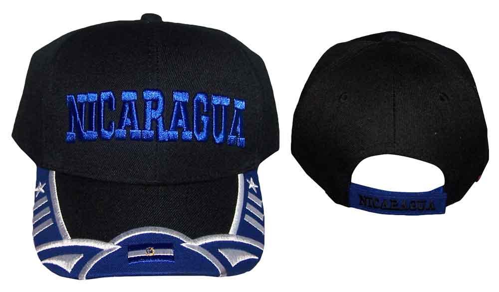 "Nicaraqua" Embroidered Baseball Caps image