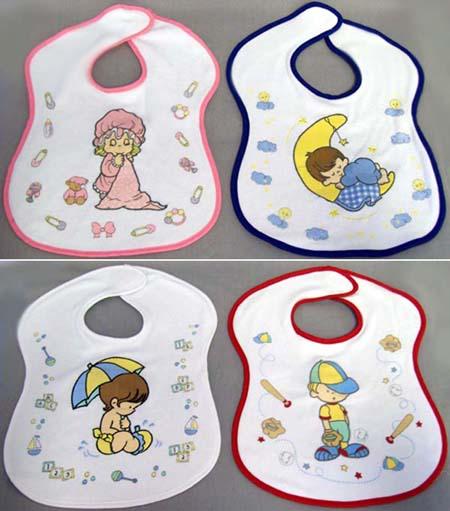 "Super Baby" Squeaking  (Musical) BIBS  - Jumbo Size  ( # BB-004) image