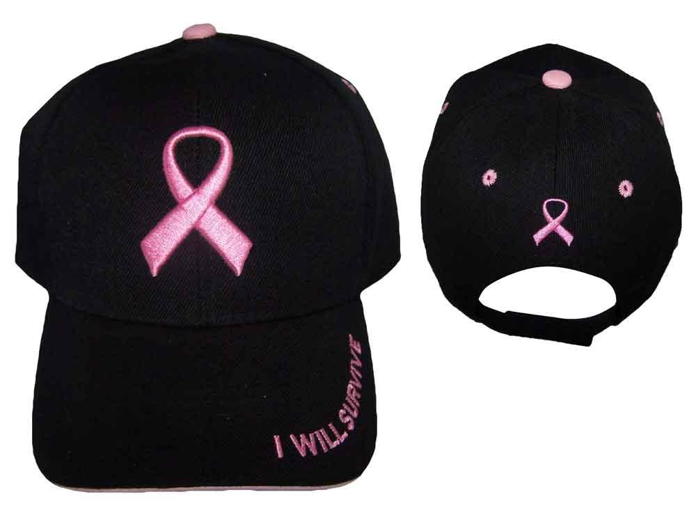 Breast Cancer Awareness Embroidered Baseball Caps image
