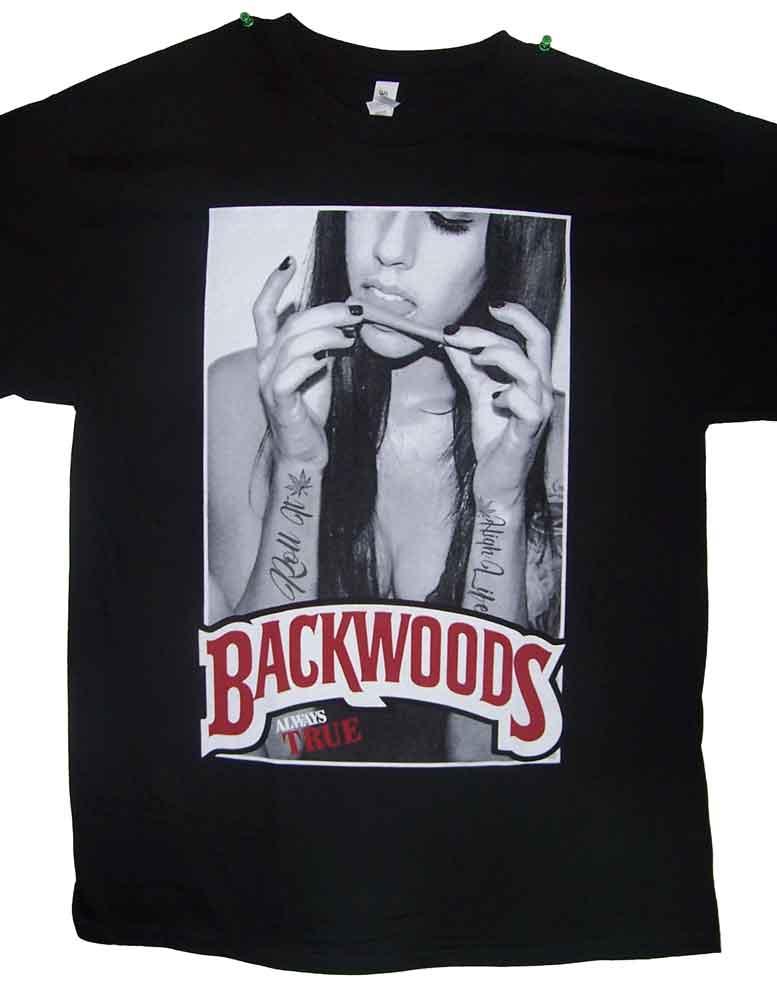 Backwoods Blunt  Weed Cannabis  Pot  US Screen Printed T- Shirts image