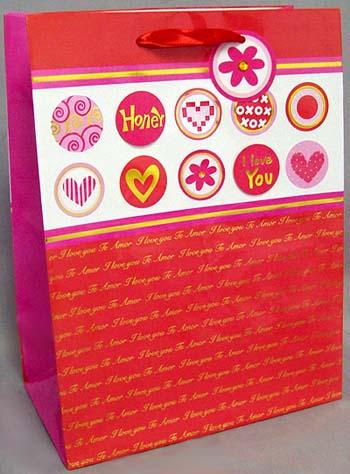Designer Style Gift Bags - Love image