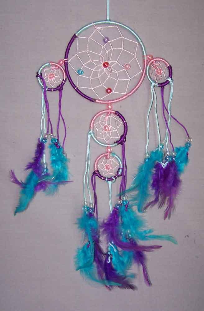 Native Pride Tribal Handmade Dream Catchers - 4.25 Inches image