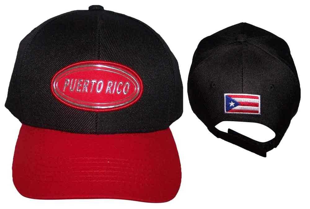 "PUERTO RICO"  Embroidered 2 Tone Baseball Caps image