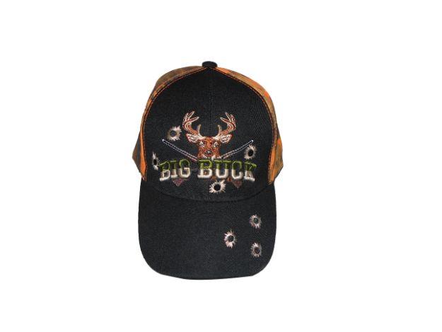 Big Buck Deer Hunting Baseball Caps - Embroidered image