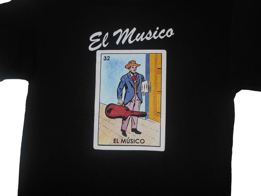 El Musico ......  Lottery T-Shirts Mexico T-Shirts - Men's Sizes image