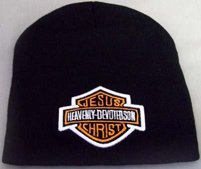 Embroidered Christian Beanie - Winter Caps ..... Heavenly Devoted image