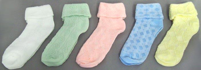 Girls Knitted  Socks In Assorted Soft Colors  ( # Y5302) image