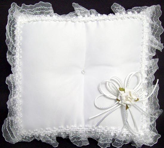 Ring Bearer Pillows  - Rectangular Shaped - In Satin image
