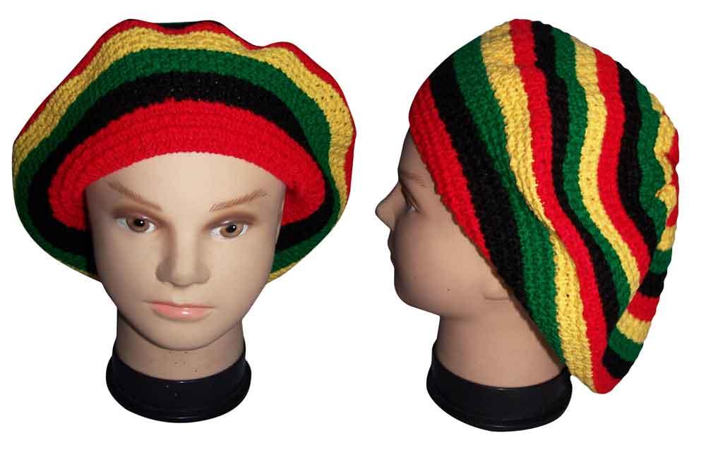 Reggae Rasta  Colorful Knitted Winter Hats Beanies image