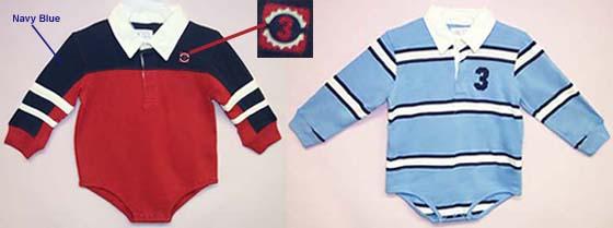 Boys Long  Sleeves  Playwear  -  Sizes: 12-24 Mos. image