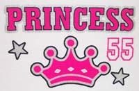 "Princess"  White Screenprinted T/Shirts - For Adults image