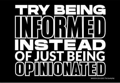 Magnet Try Being Informed (MG-2166) image