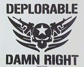 Trump Magnet 4 X 6 Deplorable Skull (MG-315) image