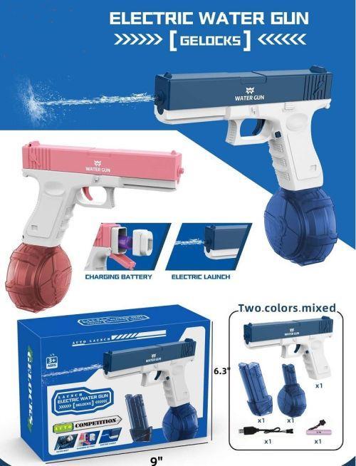 Electric Water Gun Pistol Style - Rechargeable Battery (G-72) image