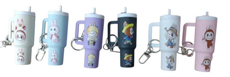 4" Tall Plastic To Go Cup with Cute Monsers KC (KC-T587) image