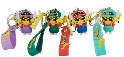 PVC Keychain 3" Anime Pocket Monster Mix Backpack Charm (K1138) image
