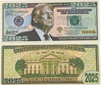 Trump Paper Bill 2025 Federal Inaugural Note (TRM-002) image