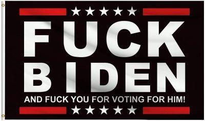 3 X 5 Flag - Fuck Biden (TRF-2601) image