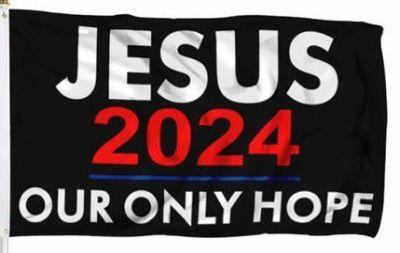 3 X 5 - Jesus 2024 Our Only Hope (FLG-555) image