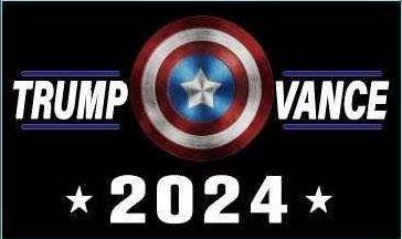 3 X 5 Flag - Trump Vance Shield 2024 (TRF-2617) image