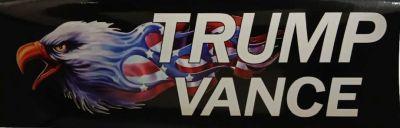 Bumper Sticker 3 X 9 Trump Vance Eagle (BS-13) image