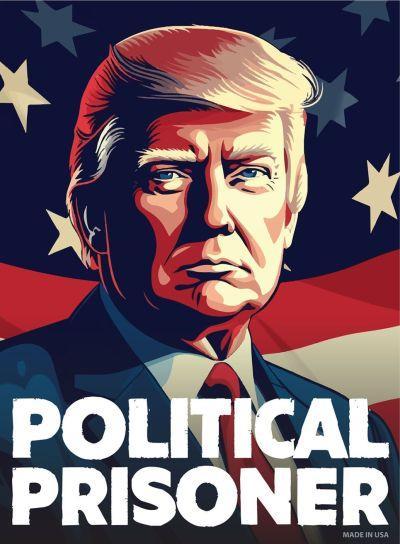 Magnet - Trump Political Prisoner (TRMG-2261) image