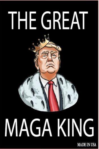 Trump Sticker - The Great Maga King (SQ-495) image
