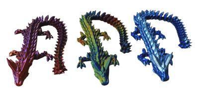3D Printed Articulated 16" Crystal Dragon Assortment Toy Novelty (3D-873) image