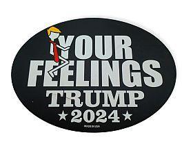 Magnet Oval Stick Man Trump 2024 (MG-385) image