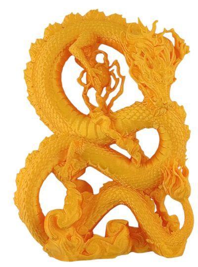 3D Printed Chinese Dragon Statue 6" X 4" Novelty - Closeout (GCD5) image